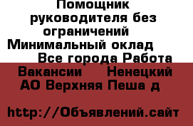 Помощник руководителя(без ограничений) › Минимальный оклад ­ 25 000 - Все города Работа » Вакансии   . Ненецкий АО,Верхняя Пеша д.